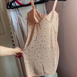 Peach Fashion Nova dress